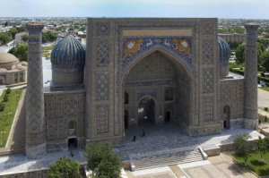 Levia brána Samarkand, unesco.org