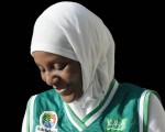 Členka saudského basketbalového týmu Jeddah Green Team